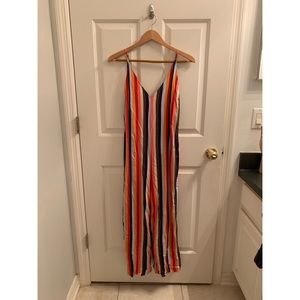 Multi Color Striped Jumpsuit
